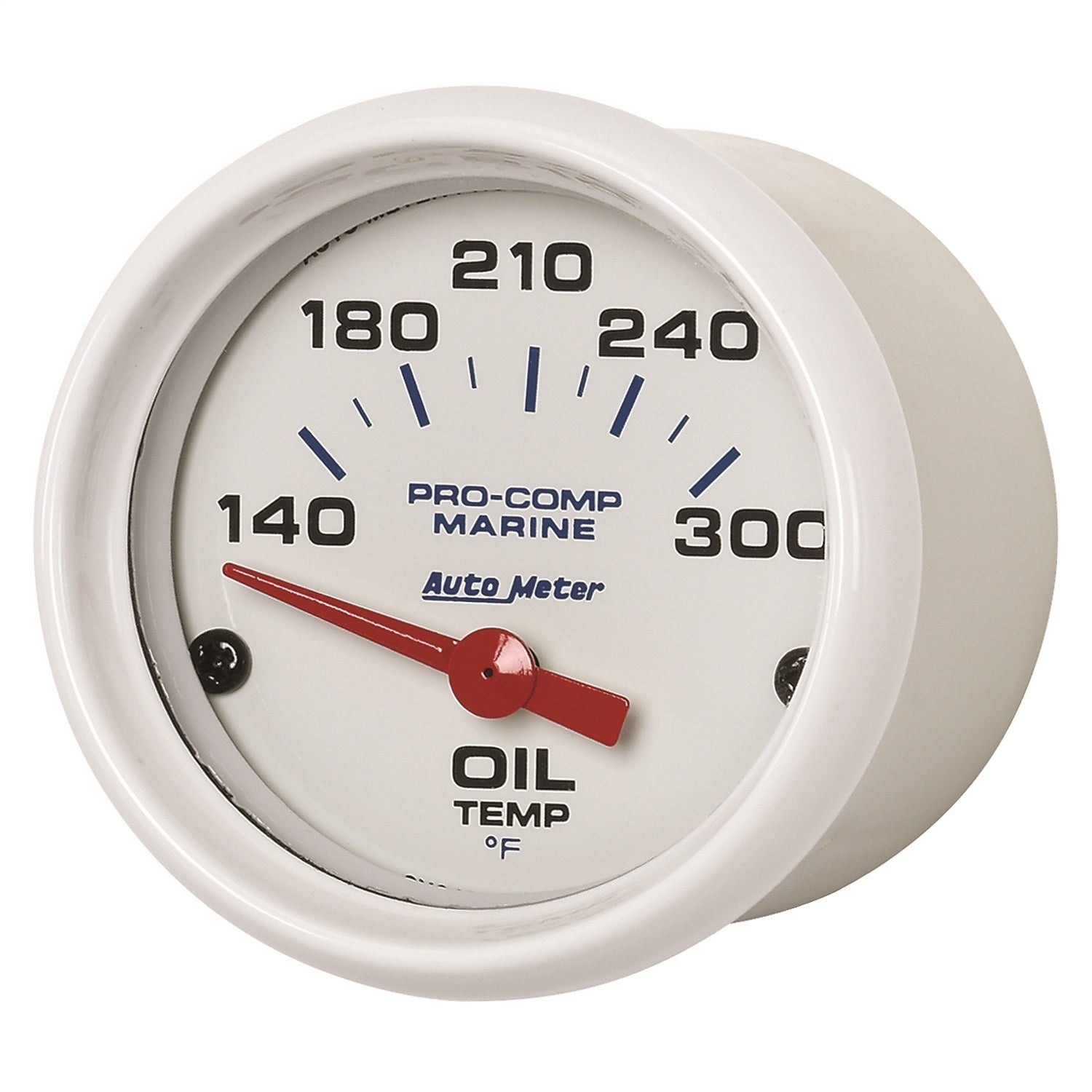 2-1/16" OIL TEMPERATURE, 140-340 °F, MARINE WHITE
