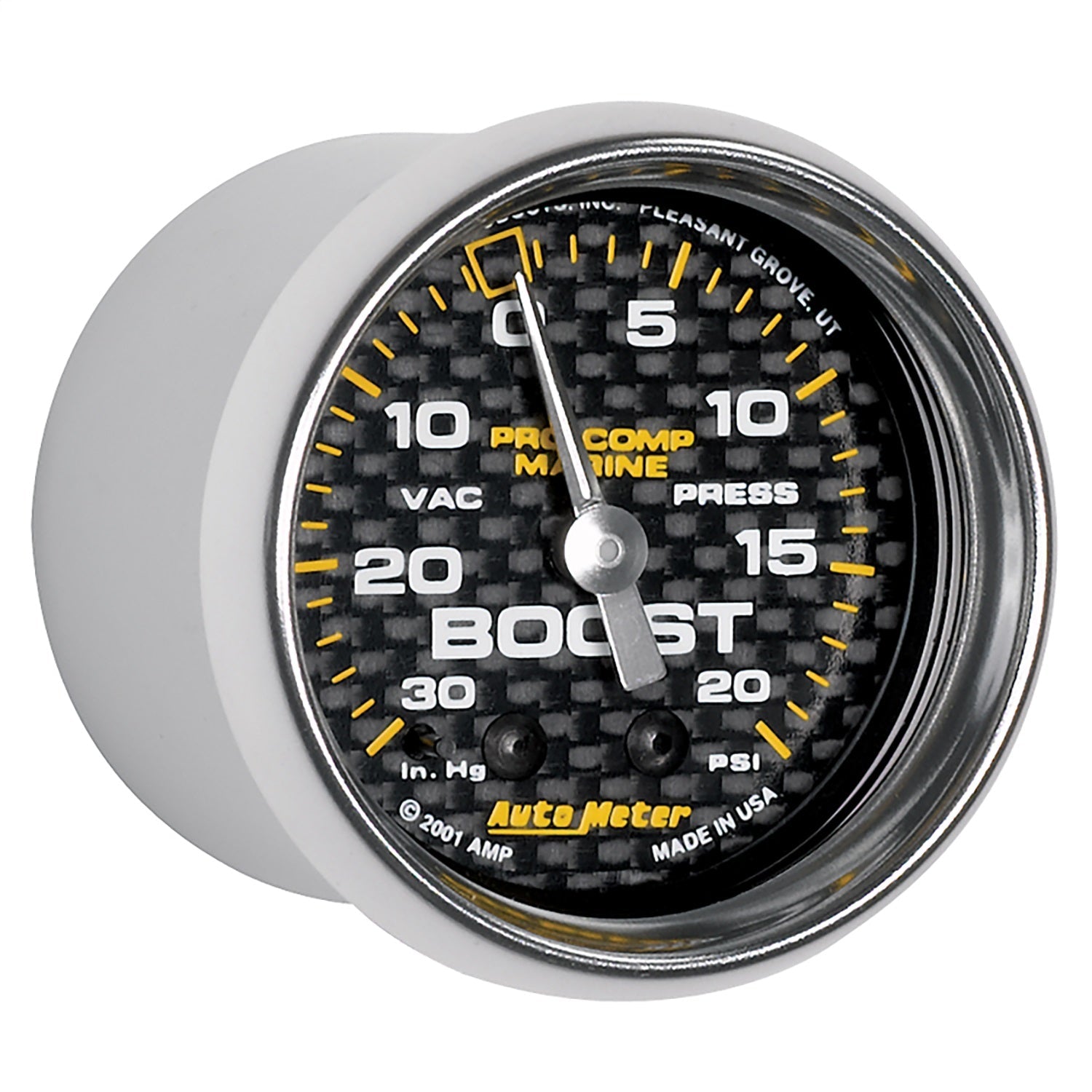 2-1/16" VACUUM/BOOST, 30 IN HG/20 PSI, MARINE CARBON FIBER