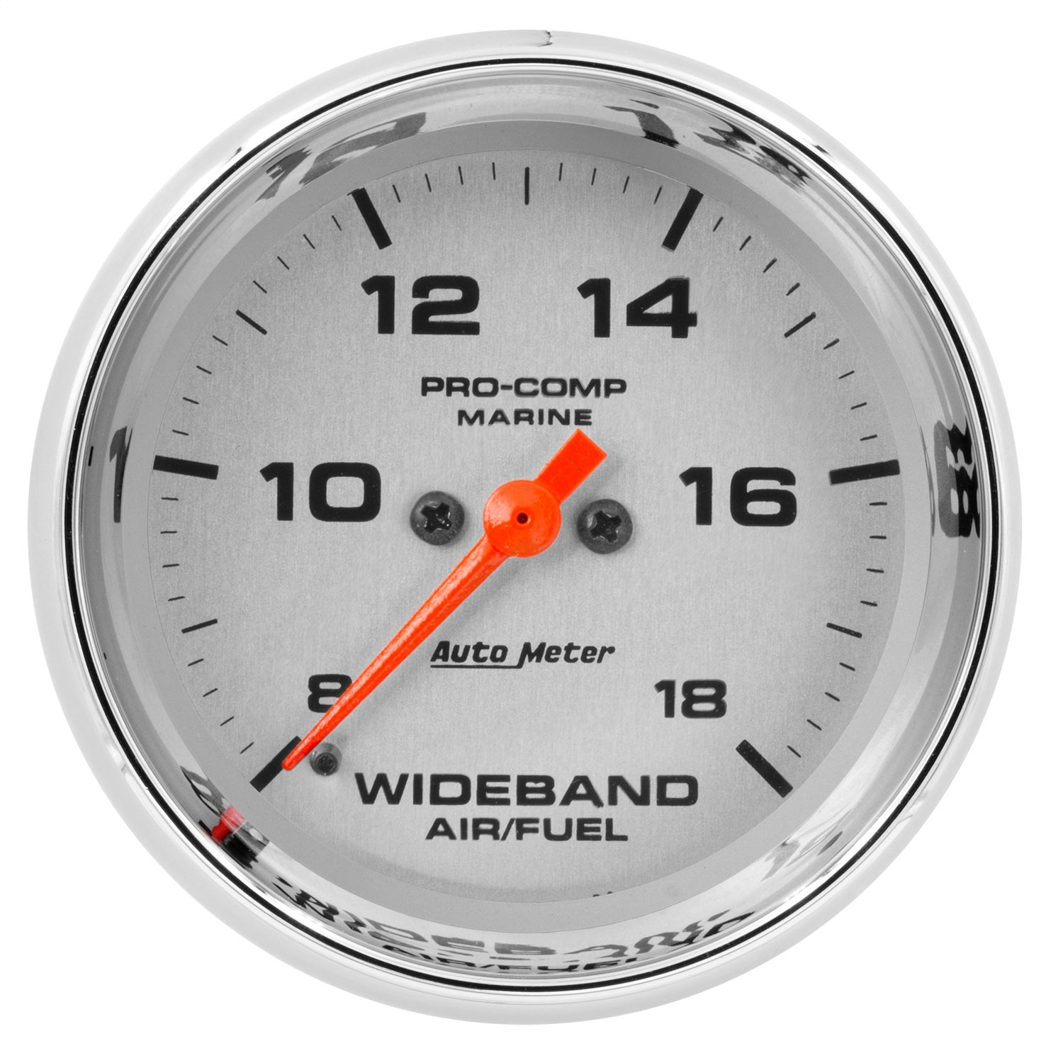 2-5/8" WIDEBAND AIR/FUEL RATIO, ANALOG, 8:1-18:1 AFR, MARINE CHROME