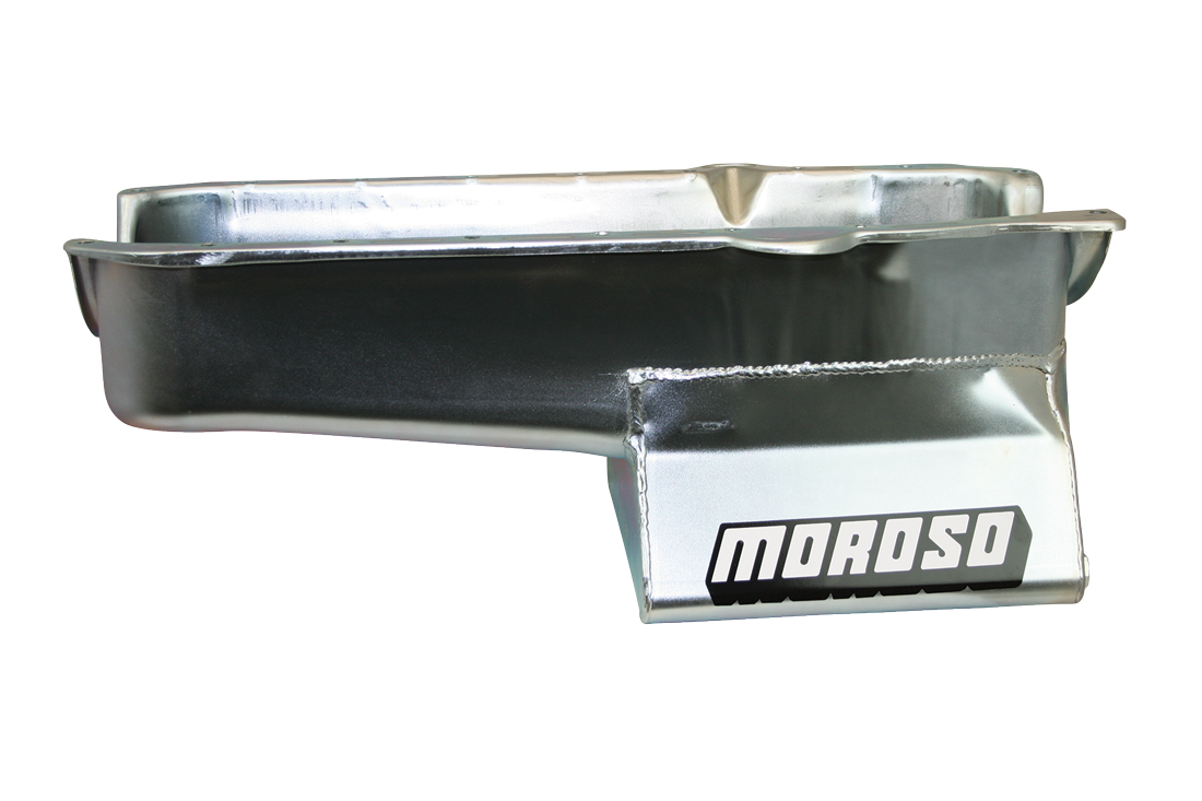 Moroso 20200 8.25" Oil Pan SB Chevy With Passenger-Side Dipstick
