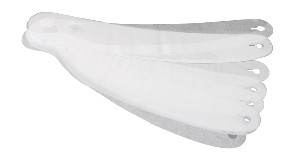 RaceQuip 203213RQP Pro 2mm Clear Helmet Face Shield Tear-Offs, 20 Pack