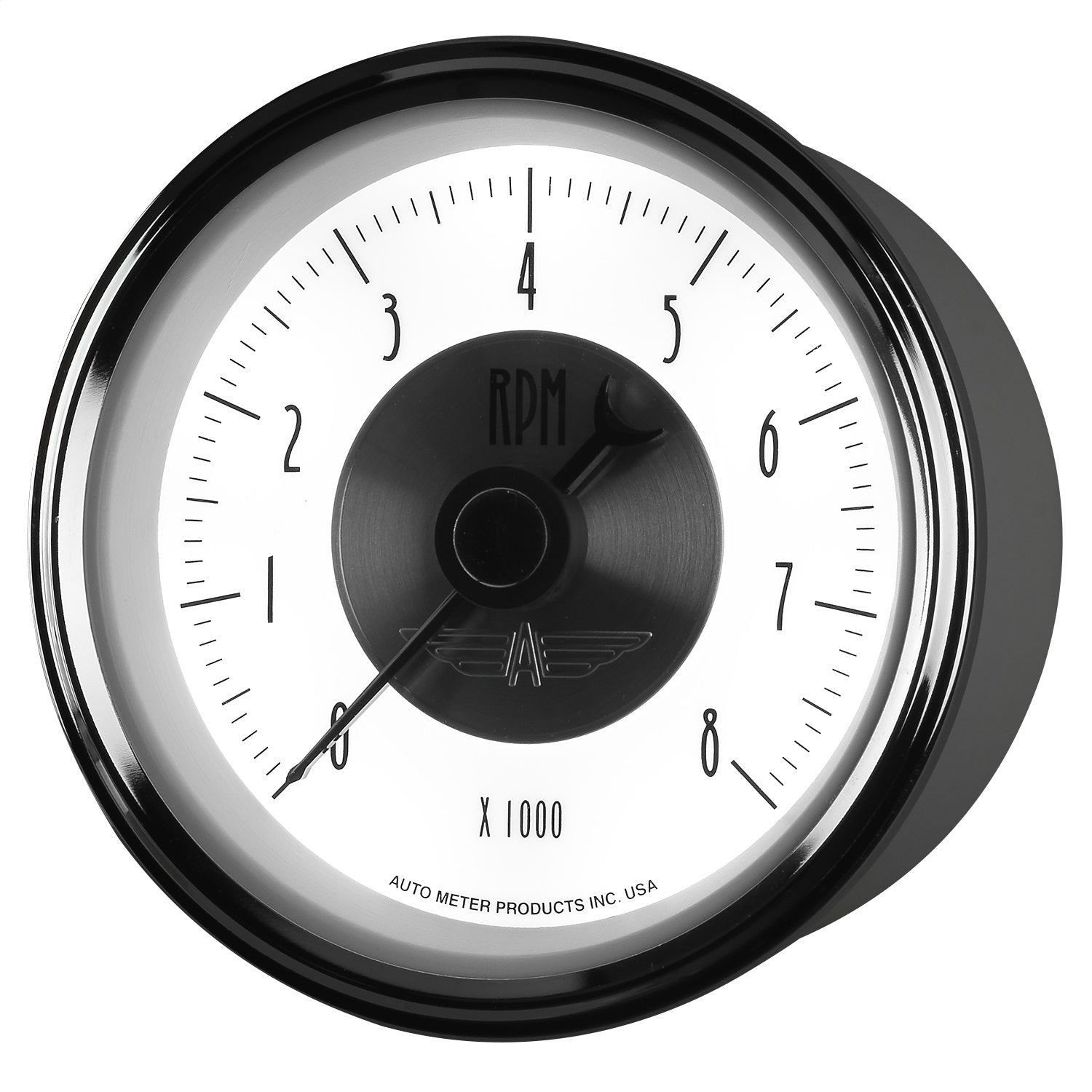 3-3/8" IN-DASH TACHOMETER, 0-8,000 RPM, PRESTIGE PEARL
