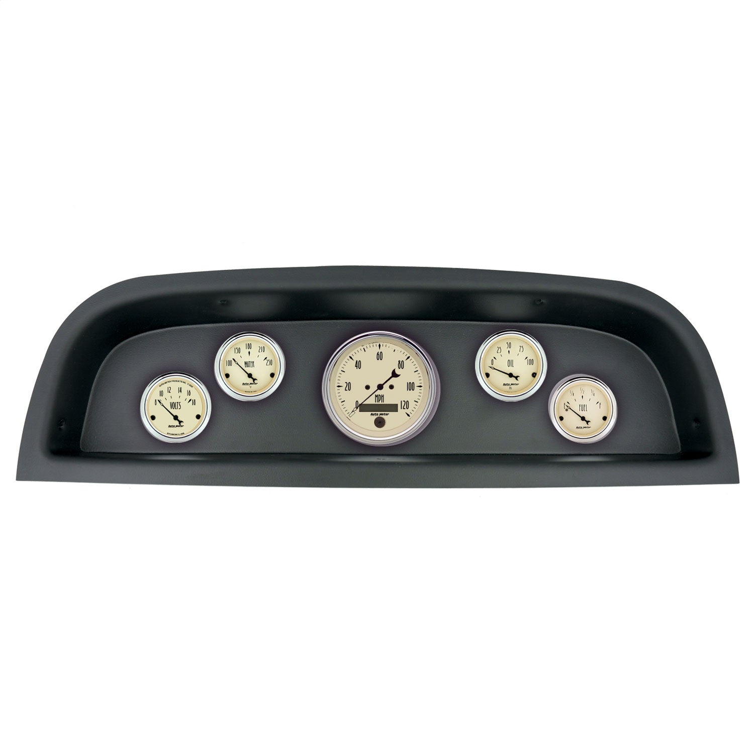 5 GAUGE DIRECT-FIT DASH KIT, CHEVROLET TRUCK 60-63, ANTIQUE BEIGE