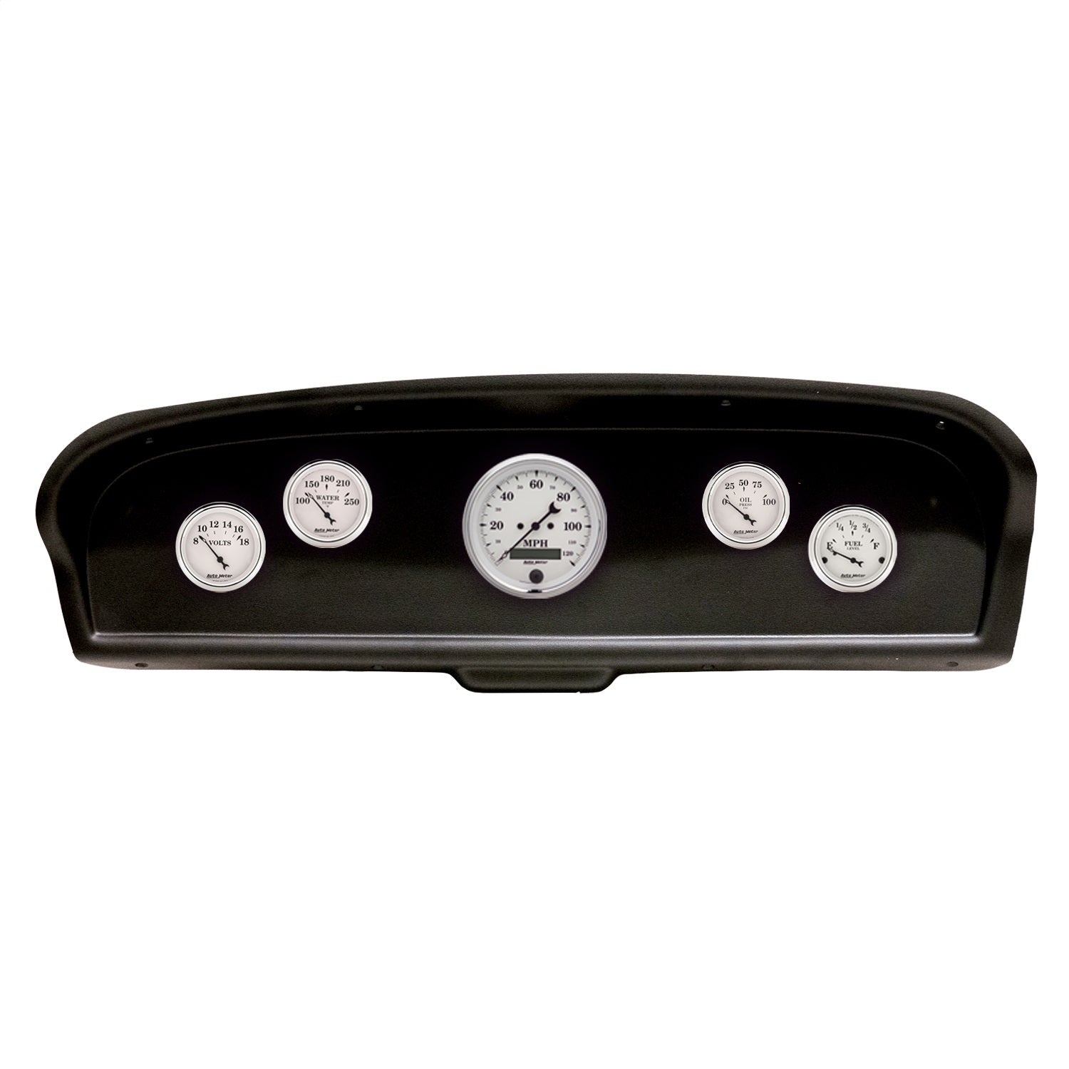 5 GAUGE DIRECT-FIT DASH KIT, FORD TRUCK 61-66, OLD TYME WHITE