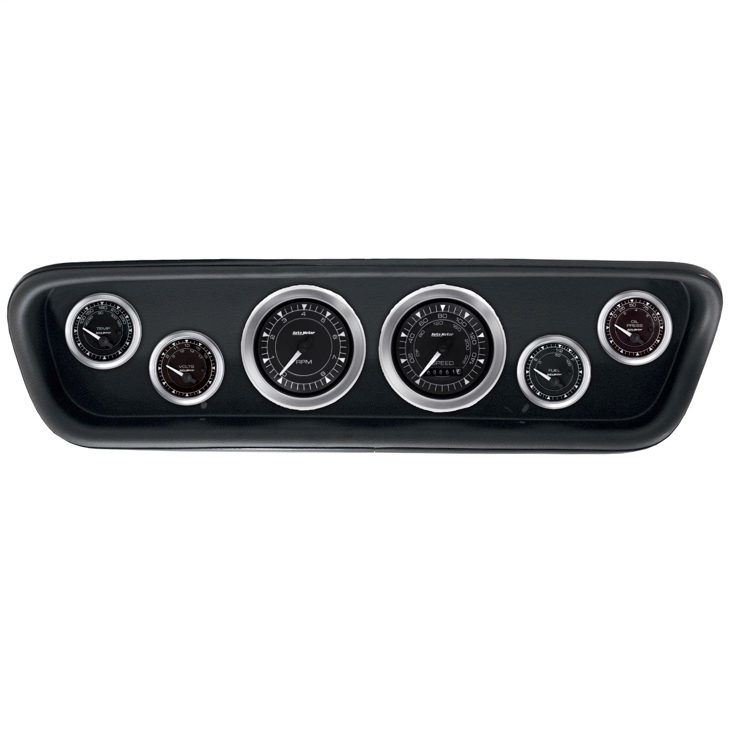 6 GAUGE DIRECT-FIT DASH KIT, FORD MUSTANG 64-65, CHRONO