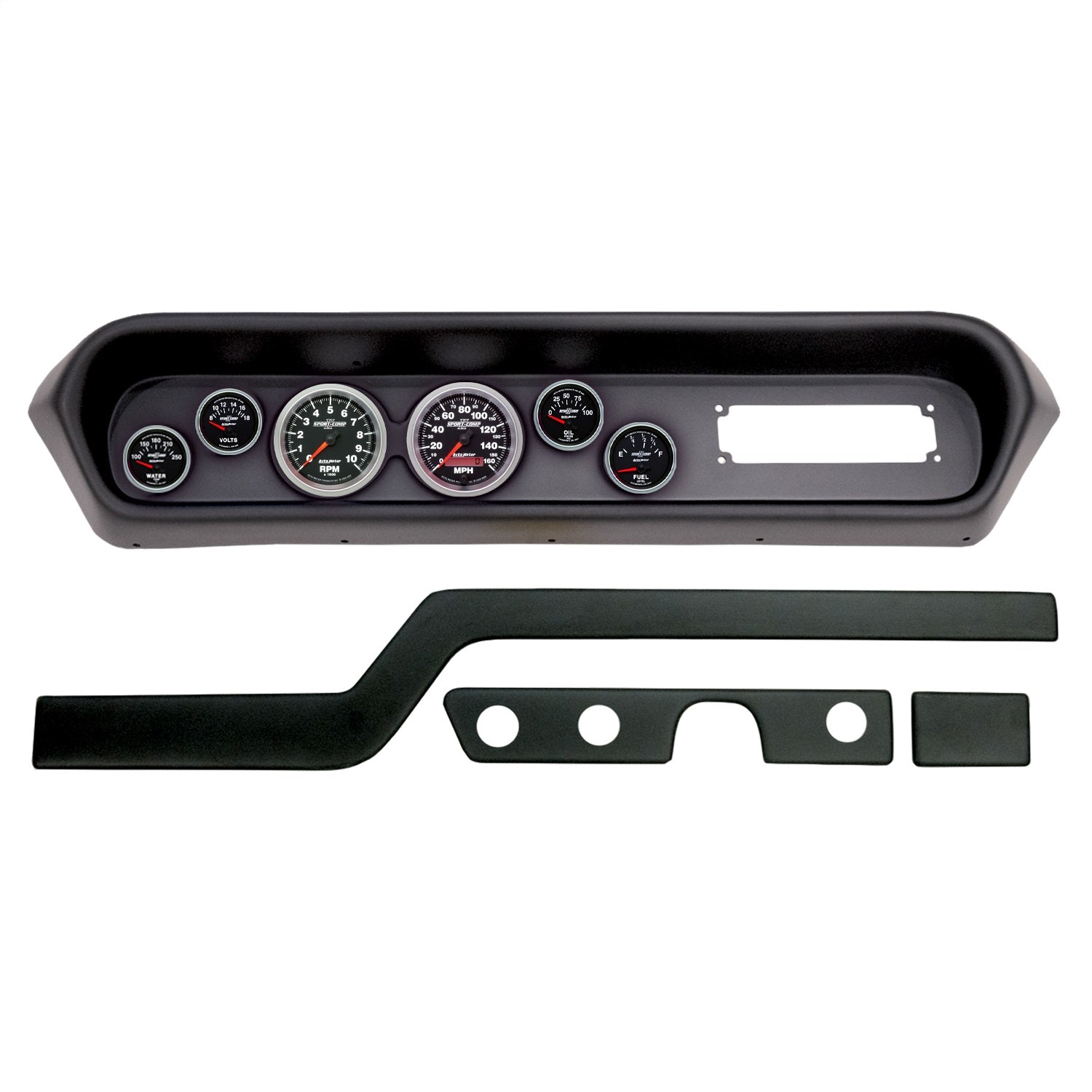 6 GAUGE DIRECT-FIT DASH KIT, PONTIAC GTO/LEMANS 64-65, SPORT-COMP II