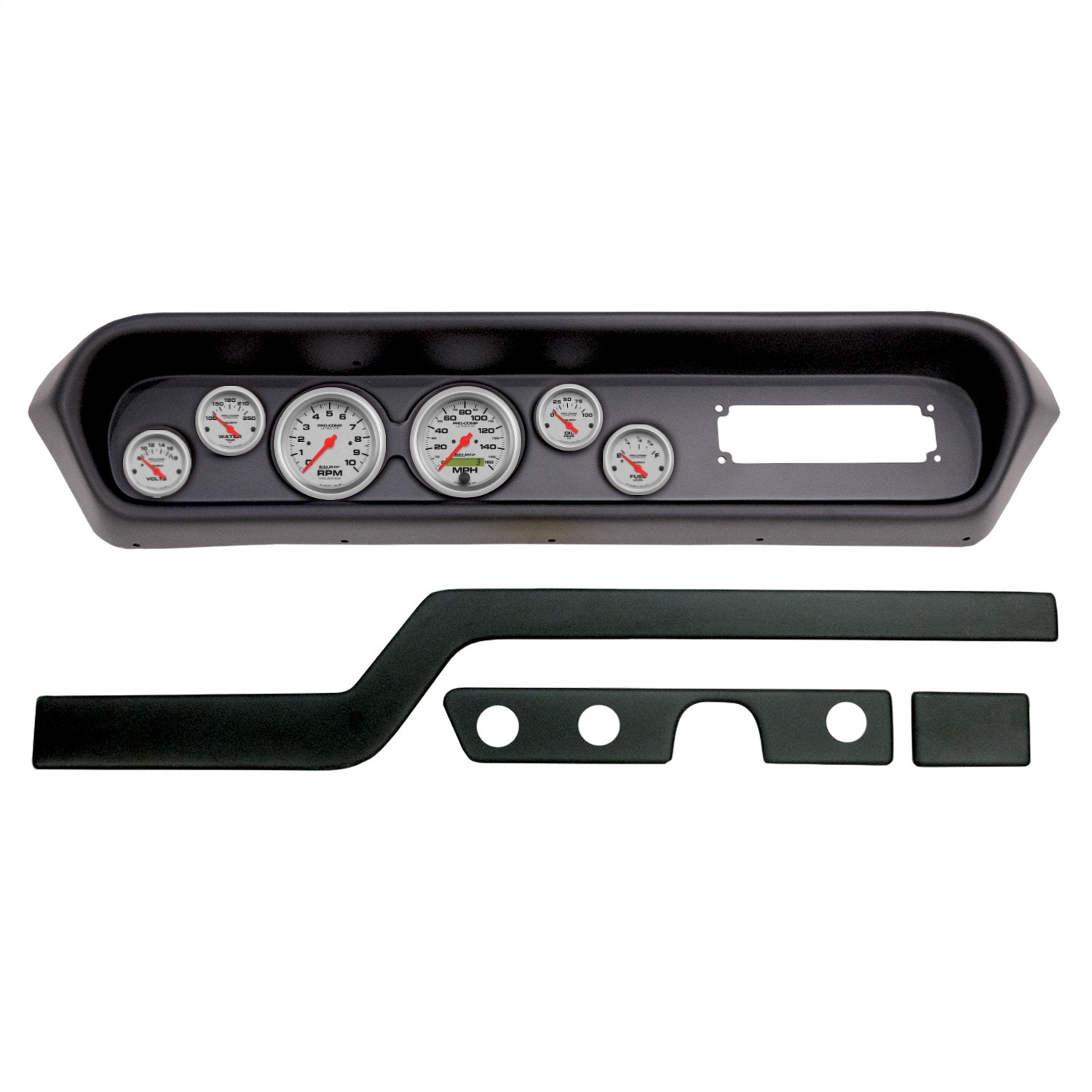 6 GAUGE DIRECT-FIT DASH KIT, PONTIAC GTO/LEMANS 64-65, ULTRA-LITE