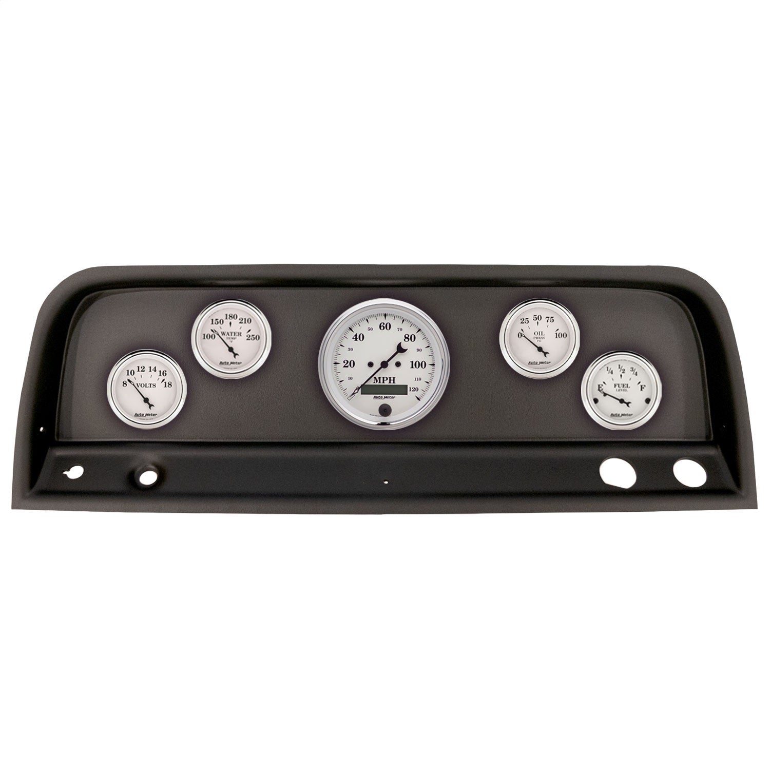 5 GAUGE DIRECT-FIT DASH KIT, CHEVROLET TRUCK 64-66, OLD TYME WHITE