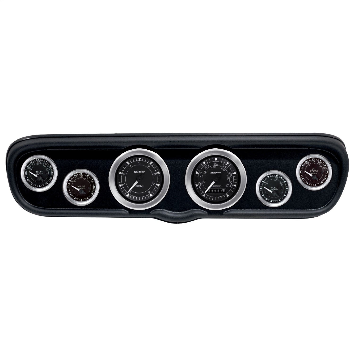6 GAUGE DIRECT-FIT DASH KIT, FORD MUSTANG 66, ARCTIC WHITE