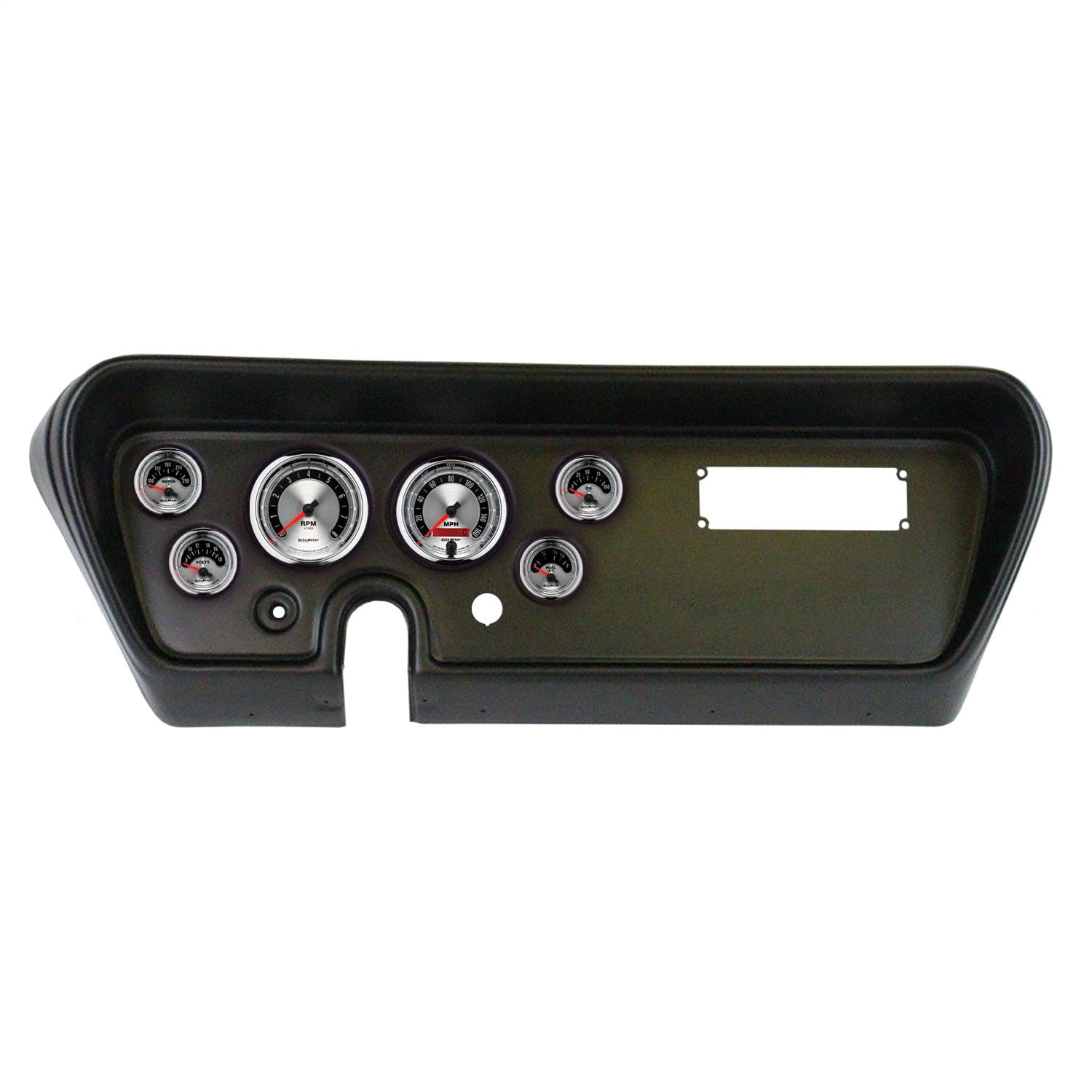 6 GAUGE DIRECT-FIT DASH KIT, PONTIAC GTO 66, AMERICAN MUSCLE
