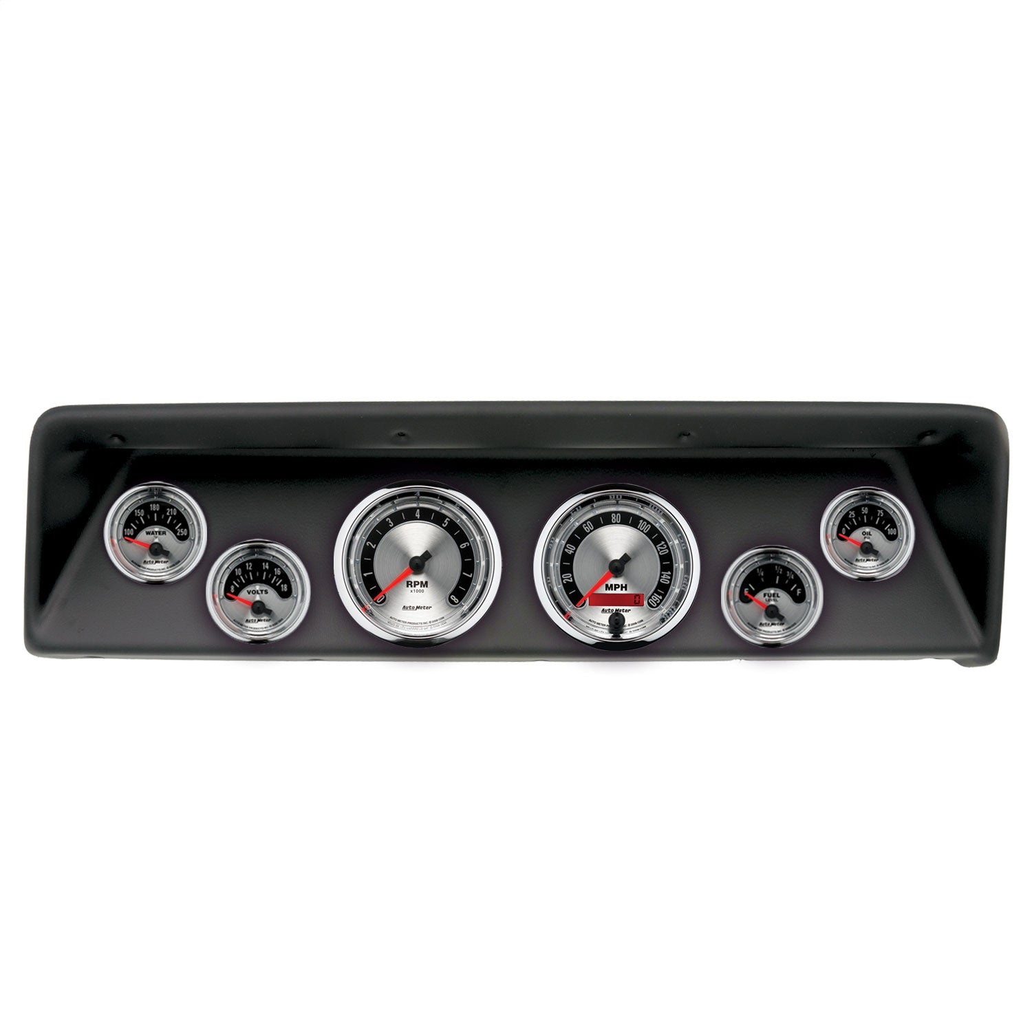 6 GAUGE DIRECT-FIT DASH KIT, CHEVROLET NOVA 66-67, AMERICAN MUSCLE