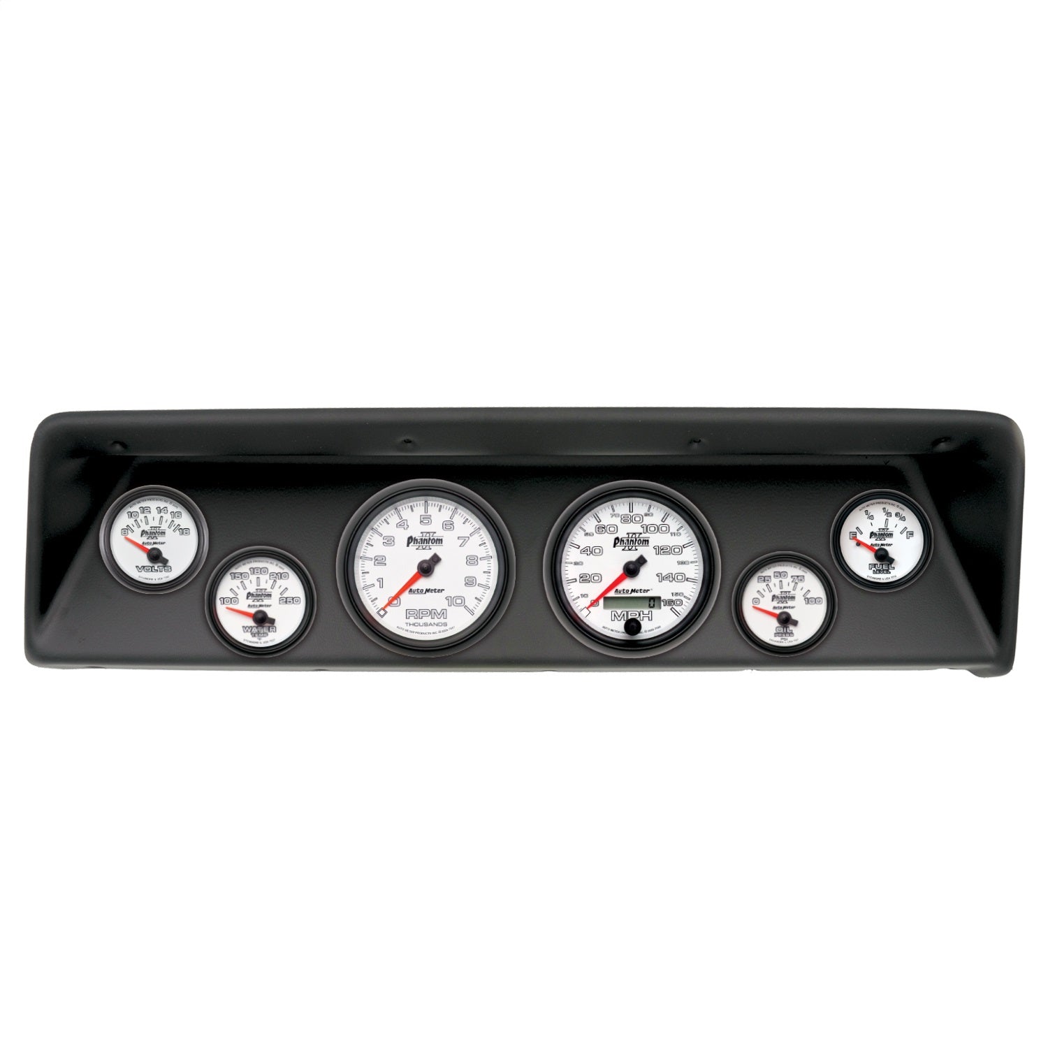 6 GAUGE DIRECT-FIT DASH KIT, CHEVROLET NOVA 66-67, PHANTOM II