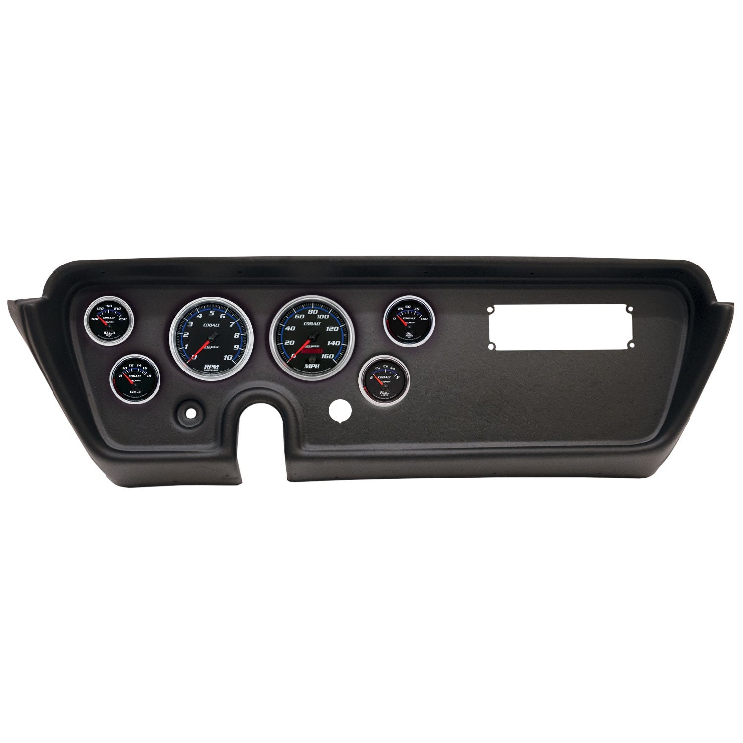 6 GAUGE DIRECT-FIT DASH KIT, PONTIAC GTO/LEMANS 67, COBALT