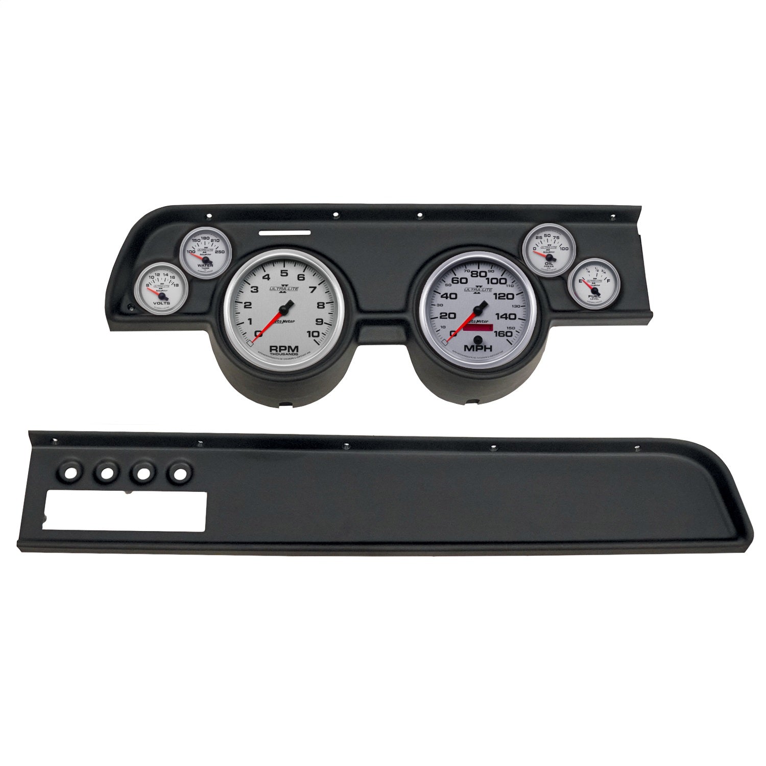 6 GAUGE DIRECT-FIT DASH KIT, MERCURY COUGAR 67-68, ULTRA-LITE II