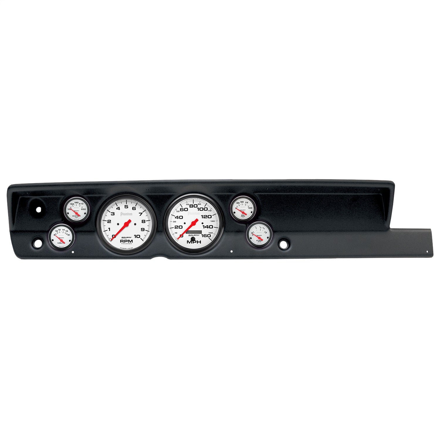 6 GAUGE DIRECT-FIT DASH KIT, PLYMOUTH CUDA 67-69, PHANTOM