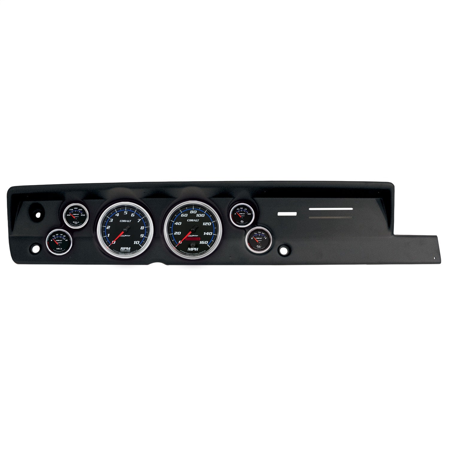 6 GAUGE DIRECT-FIT DASH KIT, PLYMOUTH CUDA 67-69, COBALT