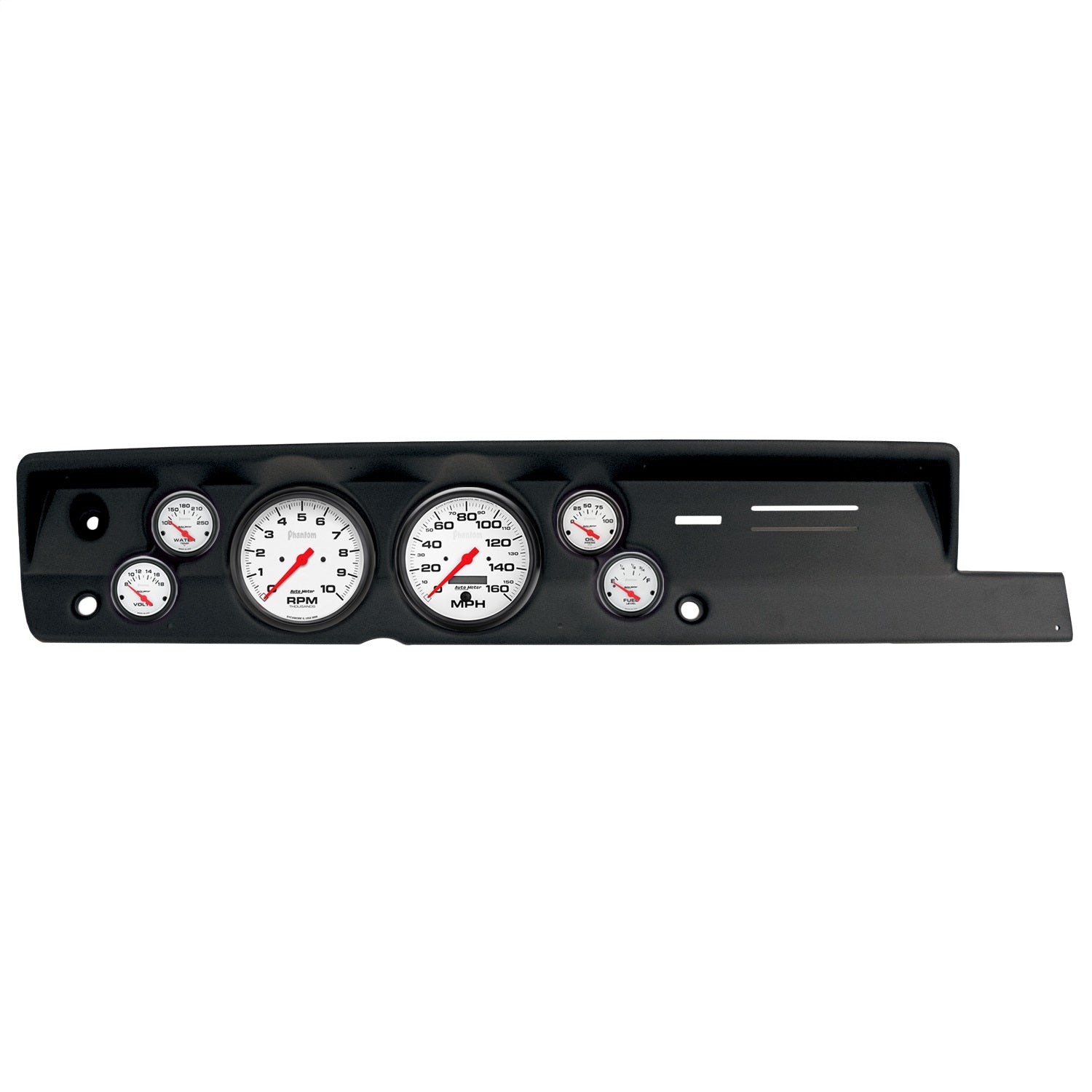 6 GAUGE DIRECT-FIT DASH KIT, PLYMOUTH CUDA 67-69, PHANTOM