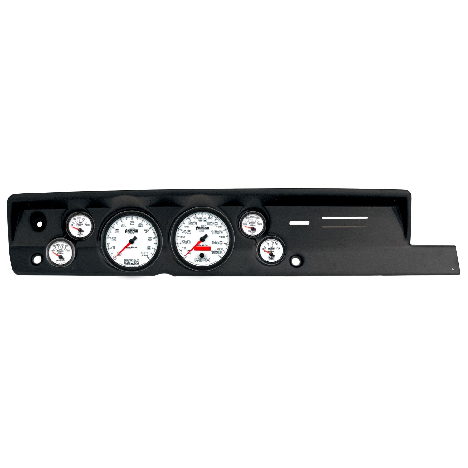 6 GAUGE DIRECT-FIT DASH KIT, PLYMOUTH CUDA 67-69, PHANTOM II