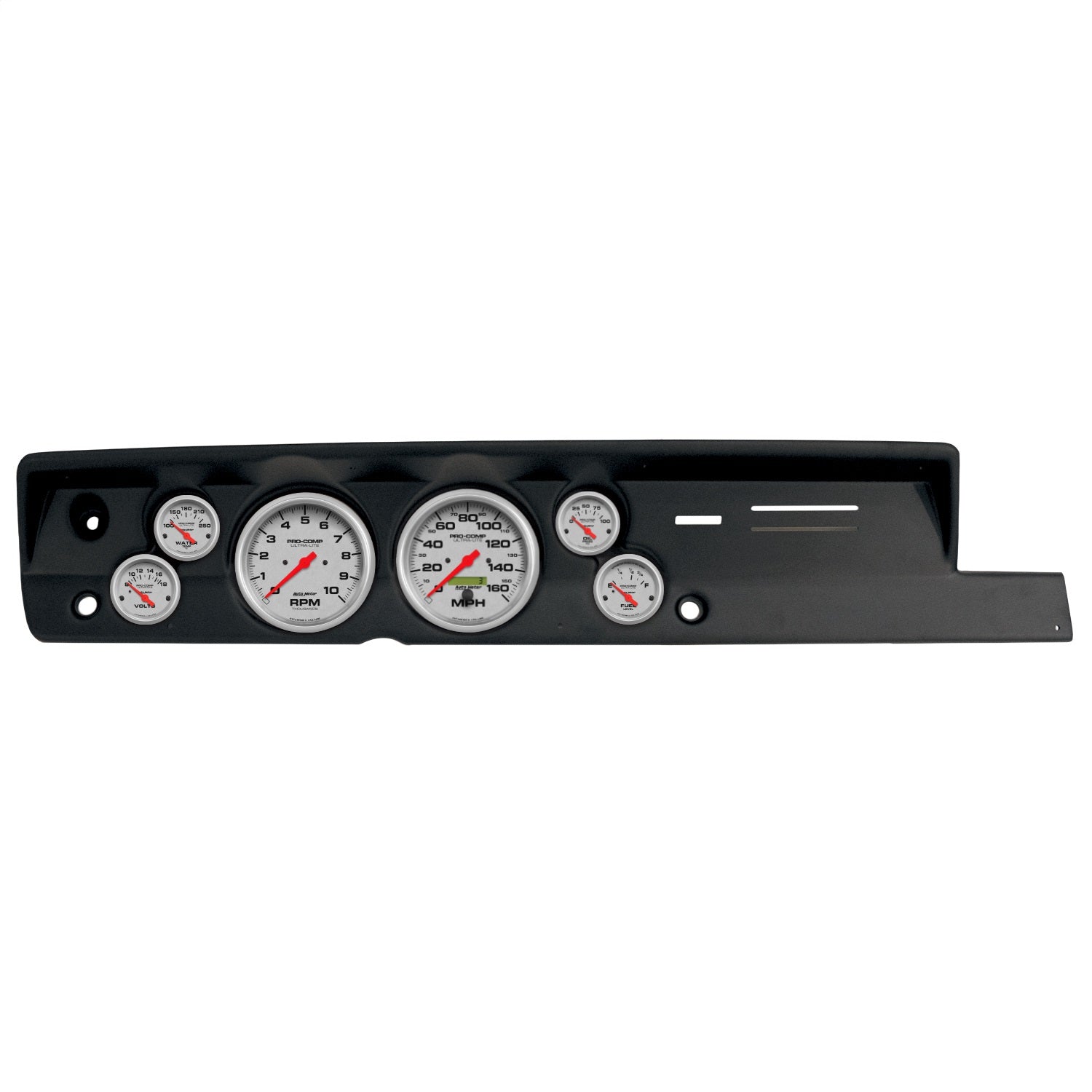 6 GAUGE DIRECT-FIT DASH KIT, PLYMOUTH CUDA 67-69, ULTRA-LITE
