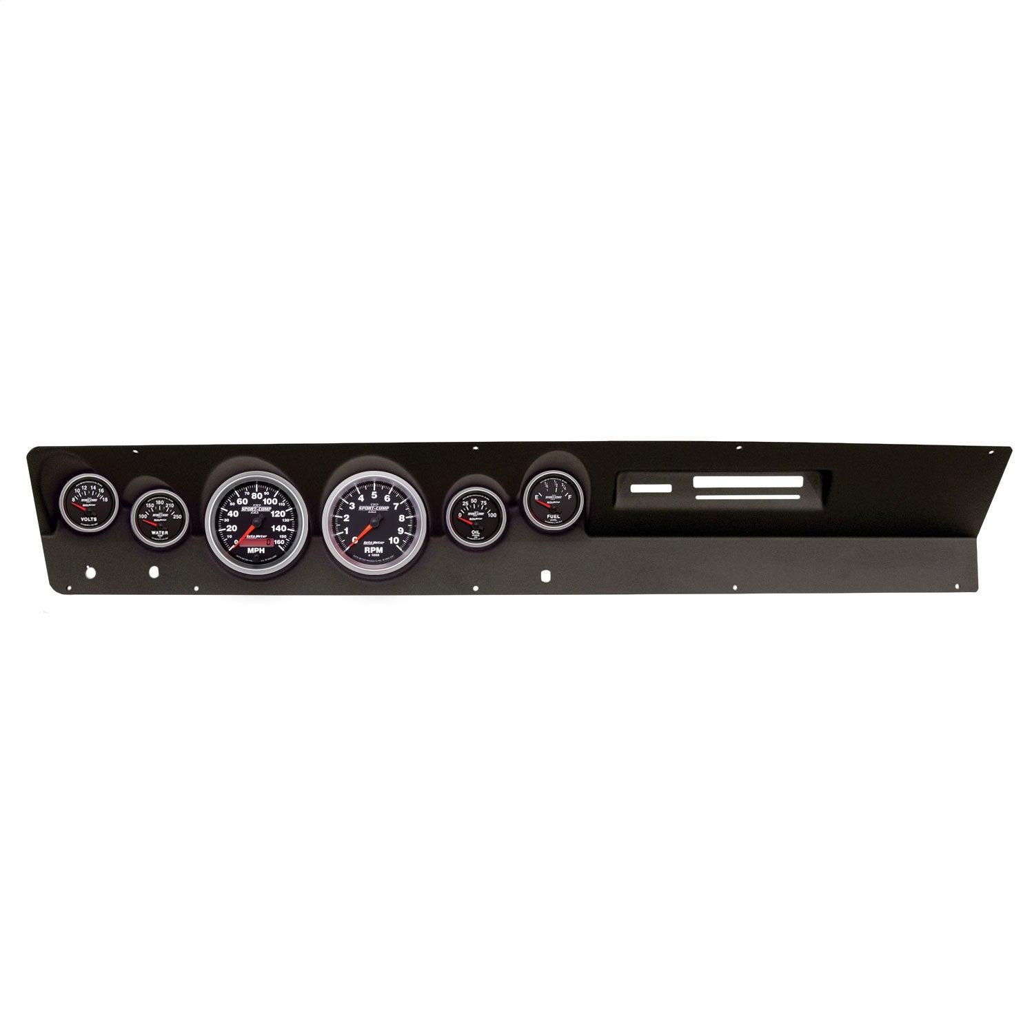 6 GAUGE DIRECT-FIT DASH KIT, DODGE DART 67-69, SPORT-COMP II
