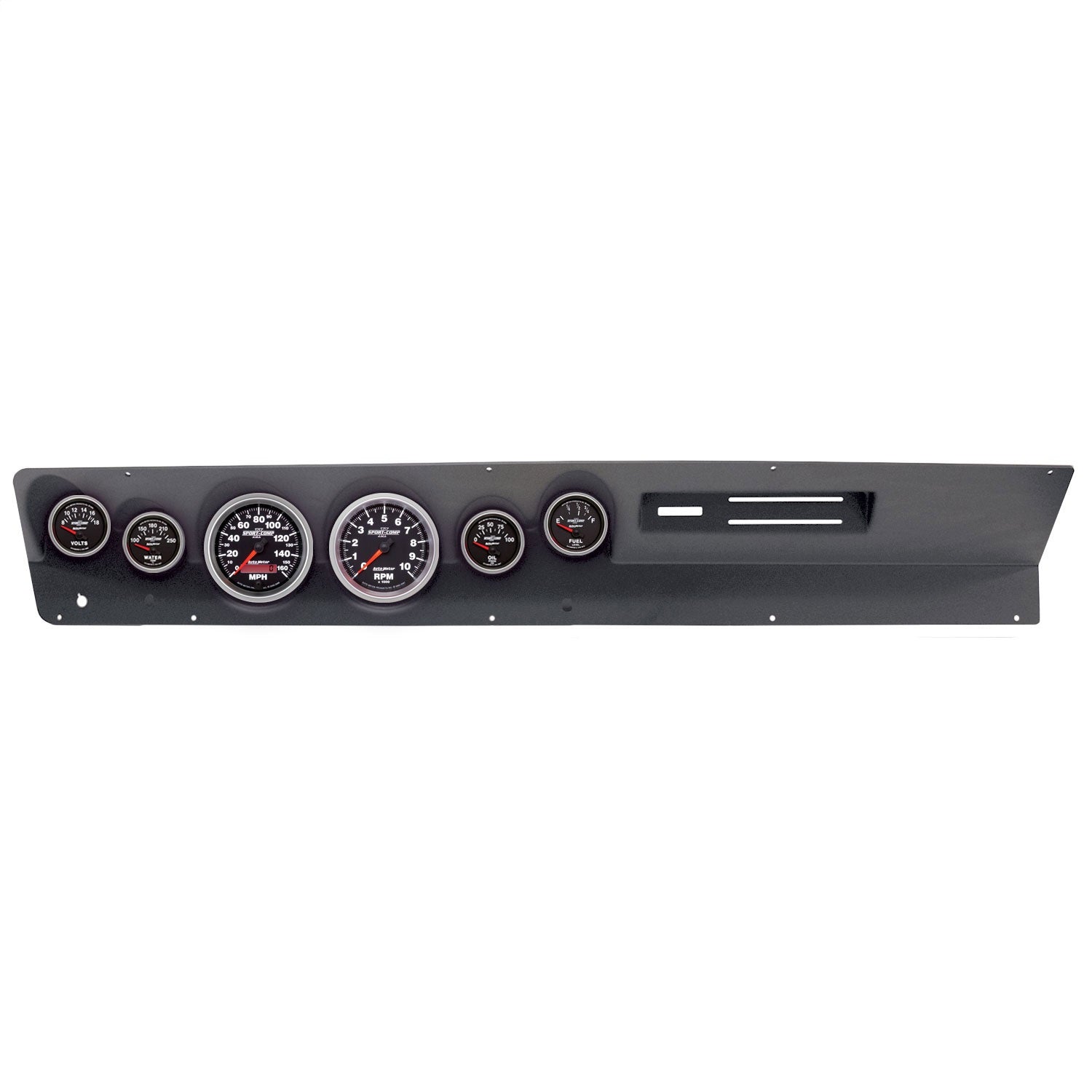 6 GAUGE DIRECT-FIT DASH KIT, DODGE DART 67-69, SPORT-COMP II