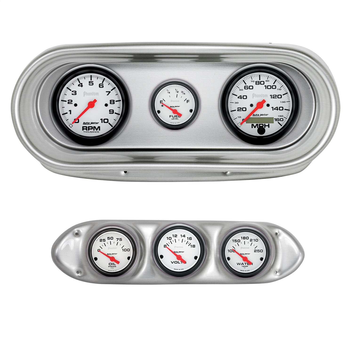 6 GAUGE DIRECT-FIT DASH KIT, NOVA 62-65, PHANTOM