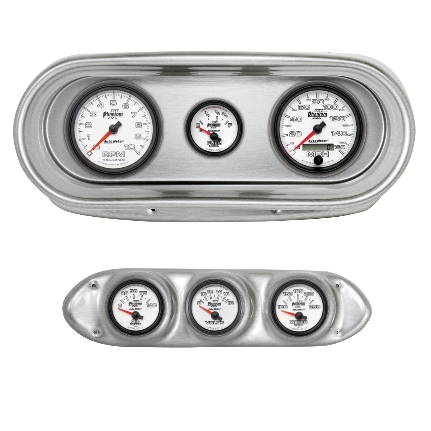 6 GAUGE DIRECT-FIT DASH KIT, NOVA 62-65, PHANTOM II