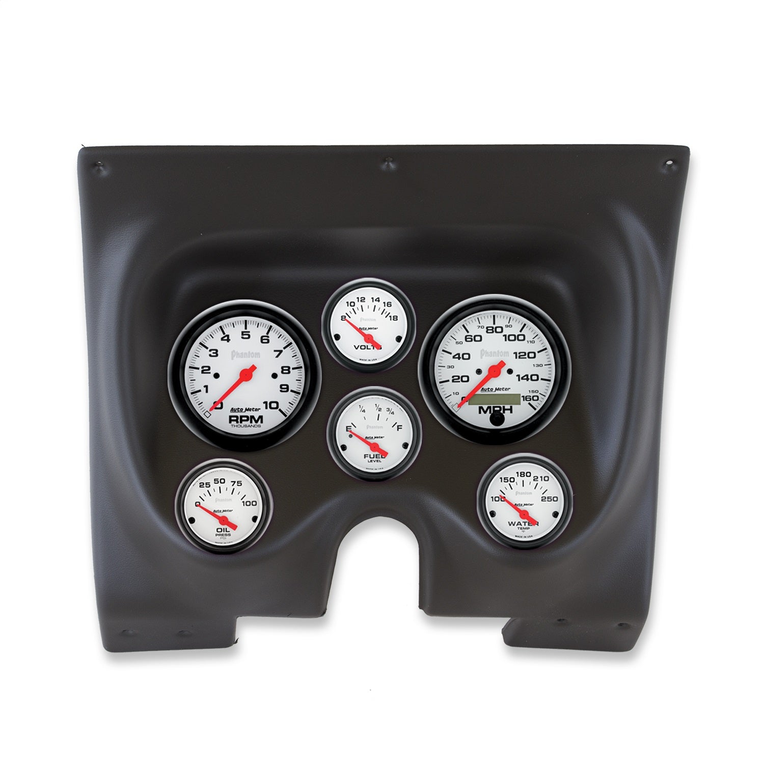 6 GAUGE DIRECT-FIT DASH KIT, CAMARO/FIREBIRD 67-68, PHANTOM