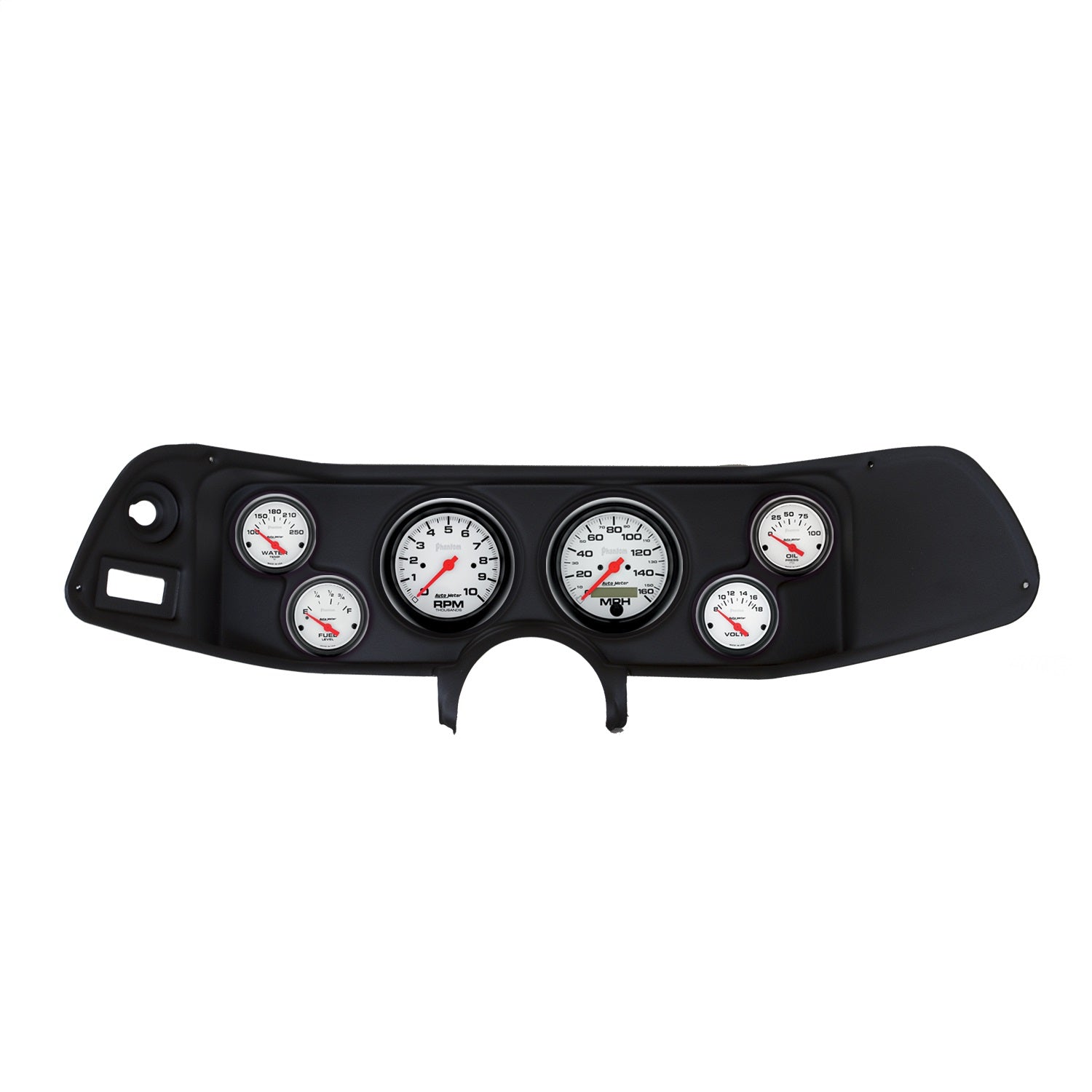 6 GAUGE DIRECT-FIT DASH KIT, CAMARO 70-78, PHANTOM