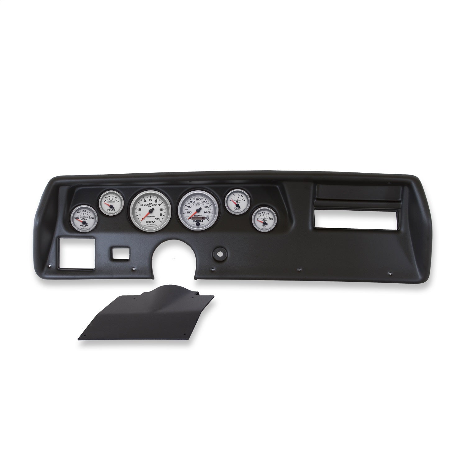 6 GAUGE DIRECT-FIT DASH KIT, CHEVELLESS/ELCAMINO/MONTE 70-72, ULTRA-LITE II