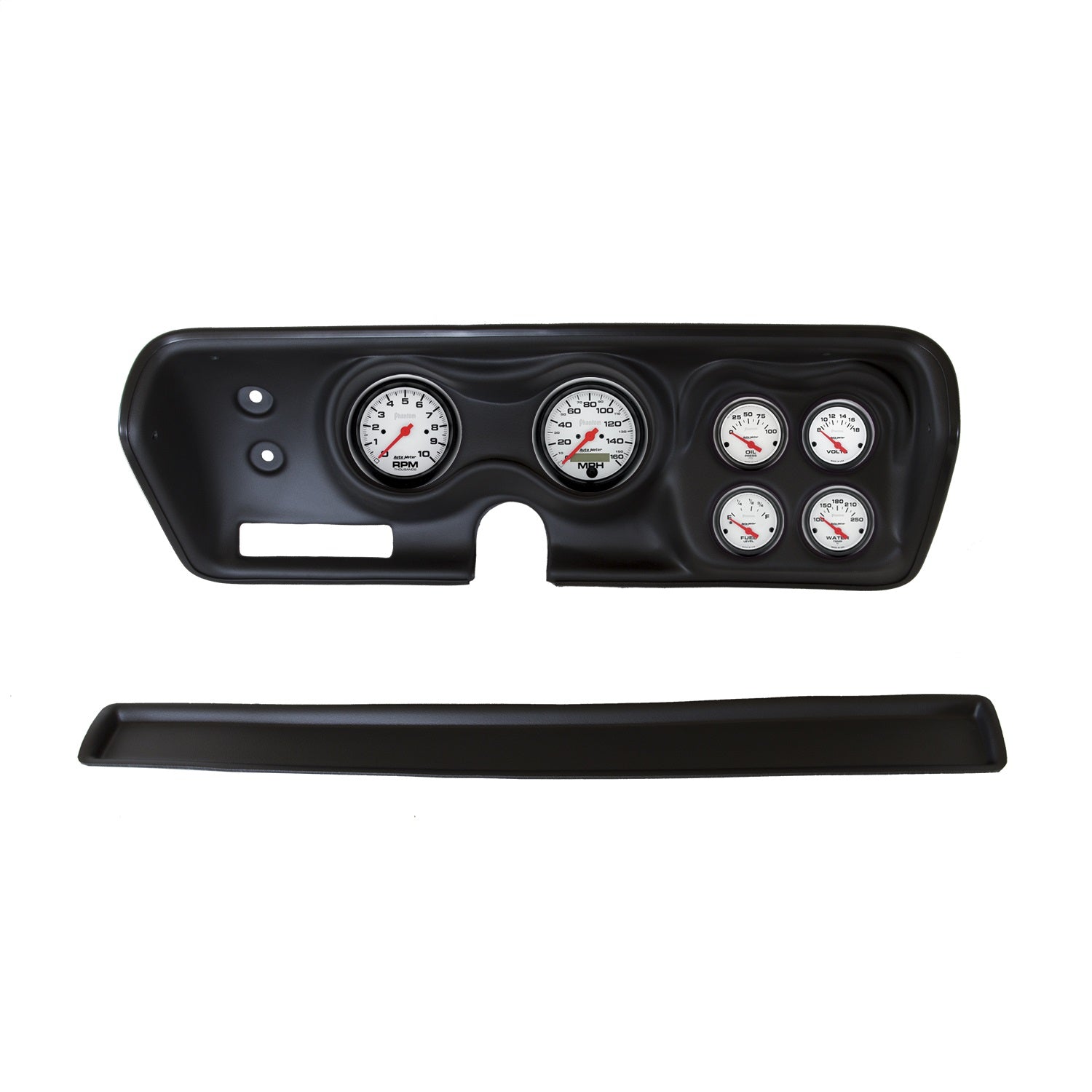 6 GAUGE DIRECT-FIT DASH KIT, B-BODY / CHRGR / GTX / ROAD RUNNER / SAT 71-74, PHANTOM