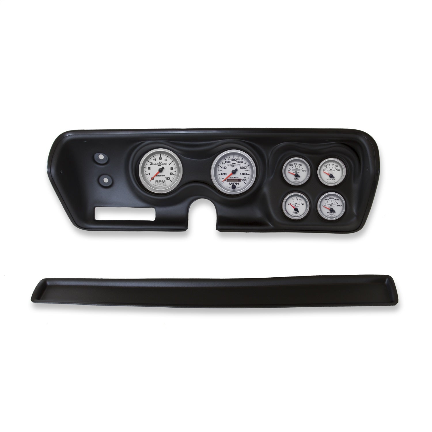 6 GAUGE DIRECT-FIT DASH KIT, B-BODY / CHRGR / GTX / ROAD RUNNER / SAT 71-74, ULTRA-LITE II
