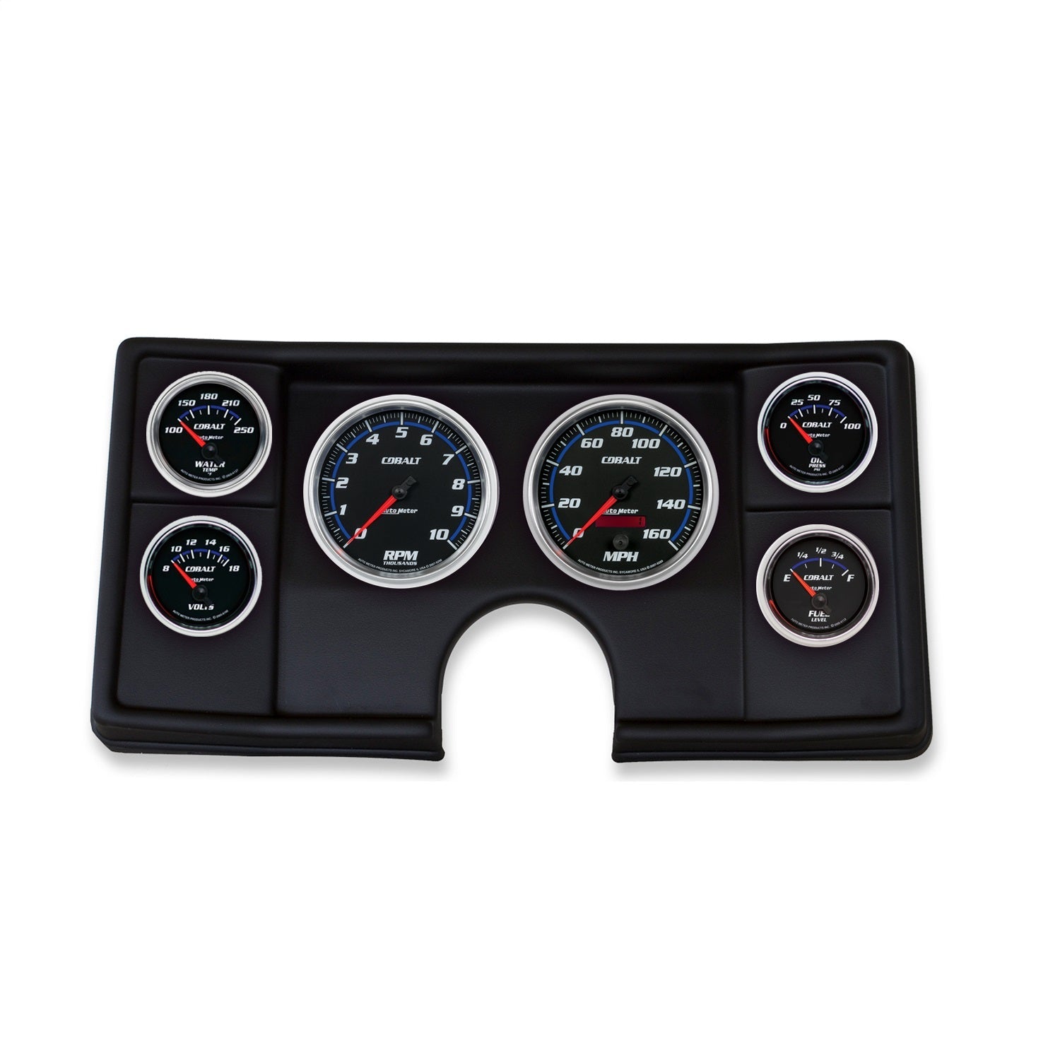 6 GAUGE DIRECT FIT DASH KIT, MALIBU/EL CAMINO/MONTECARLO 82-87, COBALT