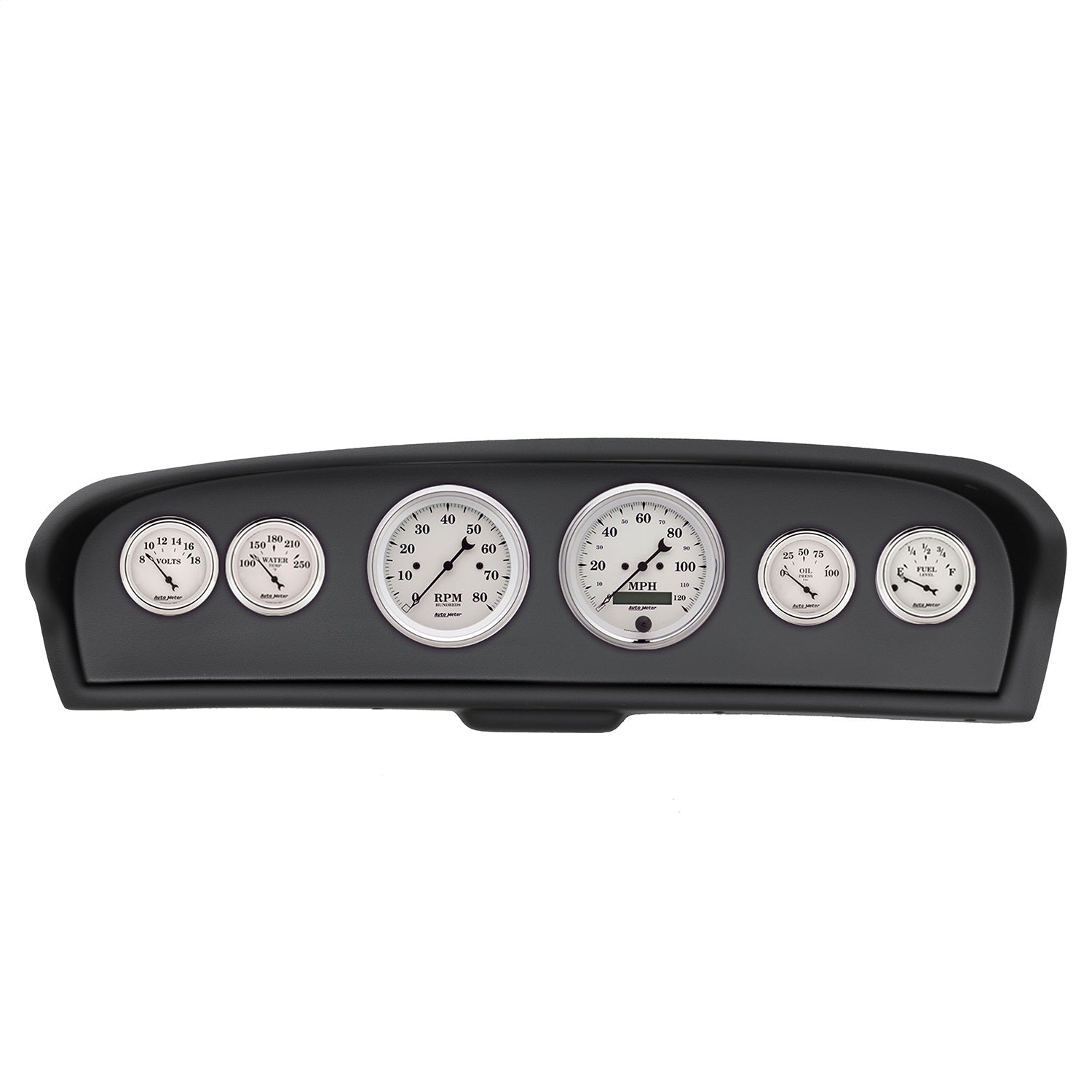 6 GAUGE DIRECT-FIT DASH KIT, FORD TRUCK 61-66, OLD-TYME WHITE