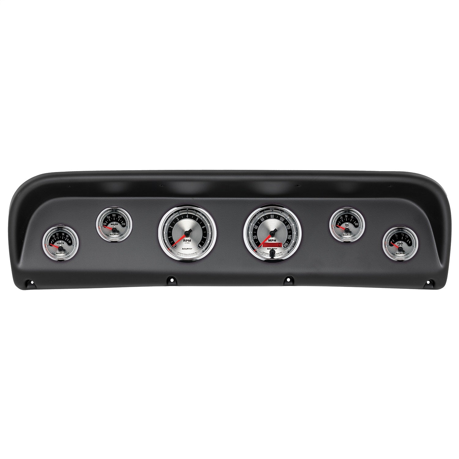 6 GAUGE DIRECT-FIT DASH KIT, FORD TRUCK 67-72, AMERICAN MUSCLE