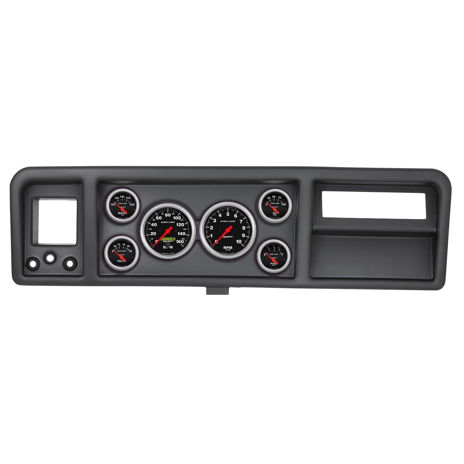 6 GAUGE DIRECT-FIT DASH KIT, FORD TRUCK 73-79, SPORT-COMP