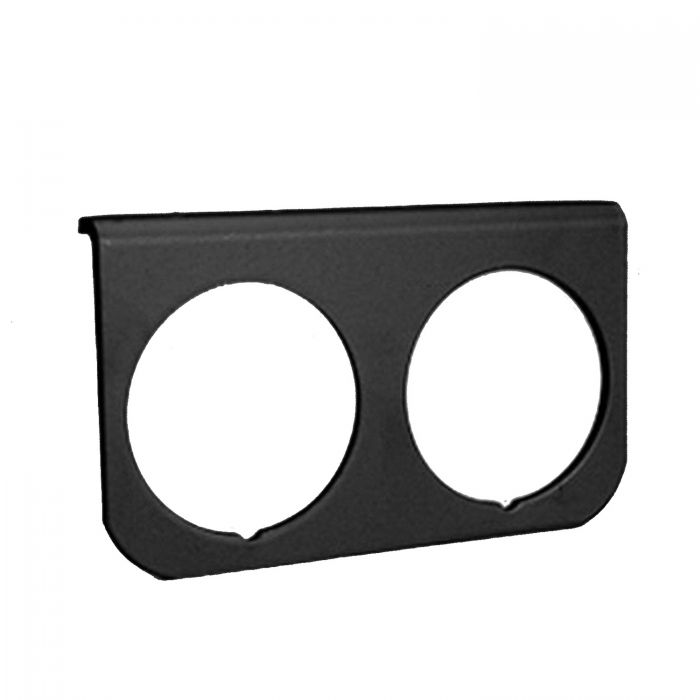 Autometer 2237 Black Aluminum Gauge Panel - Dual