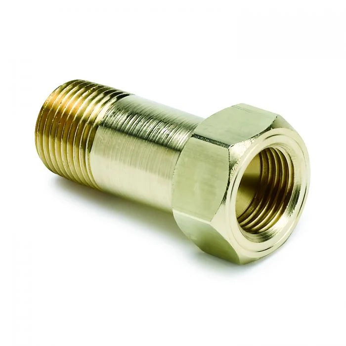Autometer 2271 3/8" NPT Male Extension Adapter for Mech. Temp Gauge