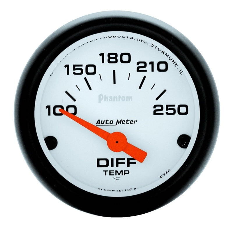 2-1/16" DIFFERENTIAL TEMPERATURE, 100-250 °F, PHANTOM