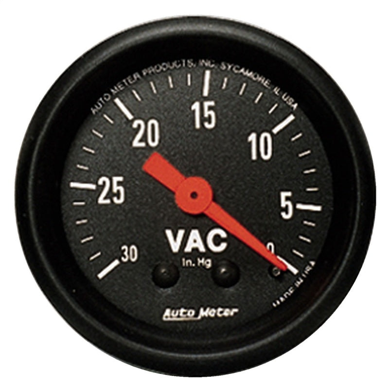2-1/16" VACUUM, 0-30 IN HG, Z-SERIES