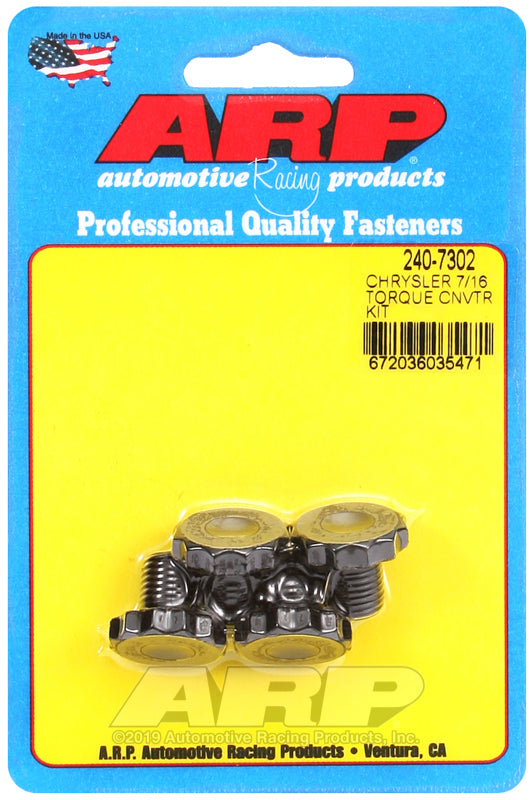 ARP 240-7302 Chrysler 7/16 Torque Converter Bolt Kit