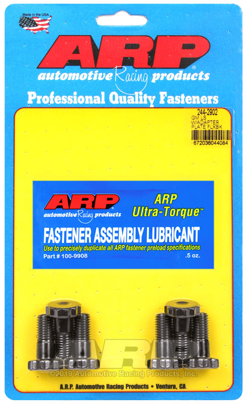 ARP 244-2902 GM LS w/Adapter Plate Flexplate Bolt Kit