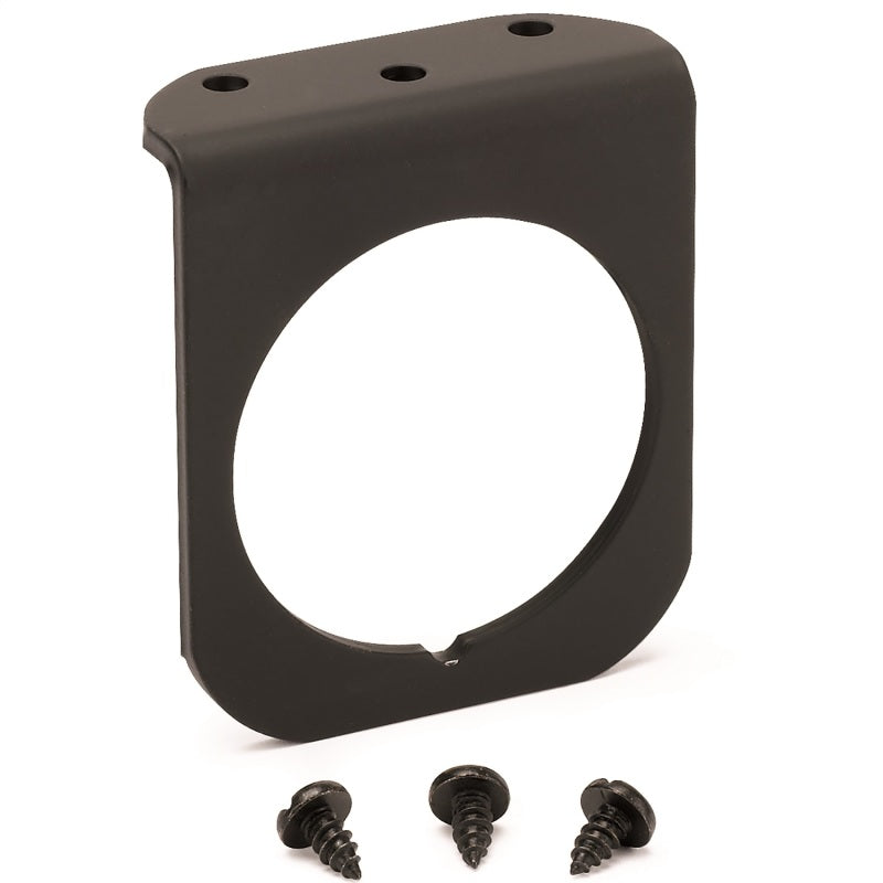 GAUGE MOUNTING PANEL, SINGLE, 2-1/16", BLACK, ALUMINUM