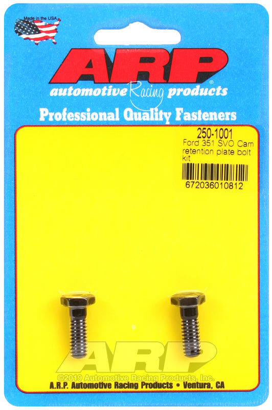ARP 250-1001 Ford 351 SVO Cam Retention Plate Bolt Kit