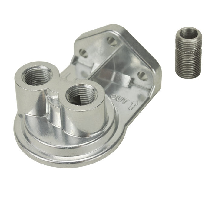 Derale 25708 Single Ports Up 1/2" NPT Filter Mount