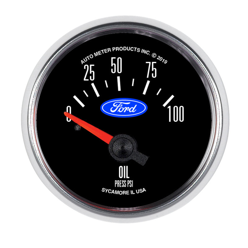 2-1/16" OIL PRESSURE, 0-100 PSI, FORD