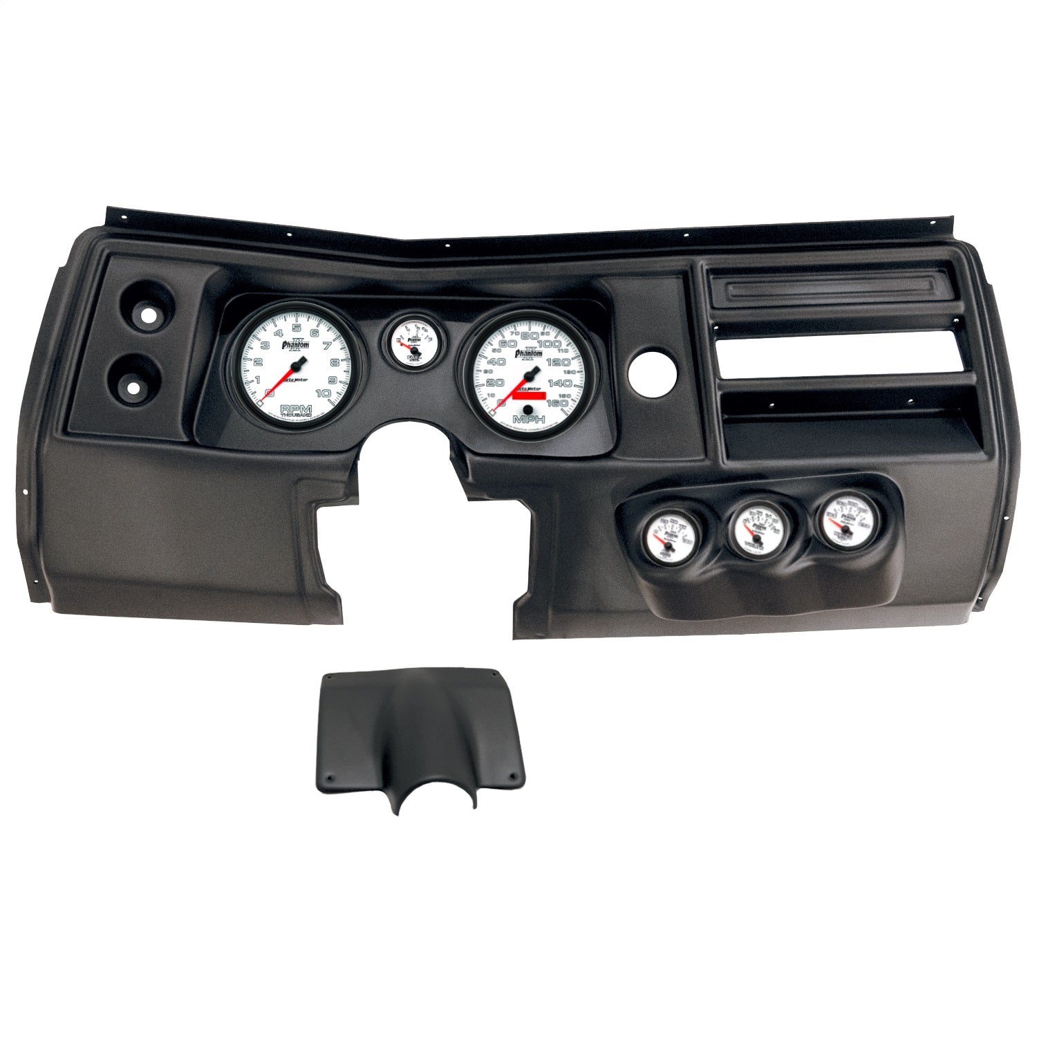 6 GAUGE DIRECT-FIT DASH KIT, CHEVY CHEVELLE NO VENT 68, PHANTOM II