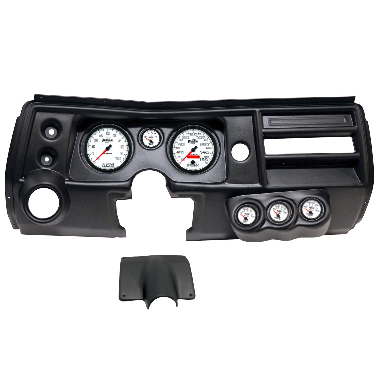 6 GAUGE DIRECT-FIT DASH KIT, CHEVY CHEVELLE VENT 68, PHANTOM II