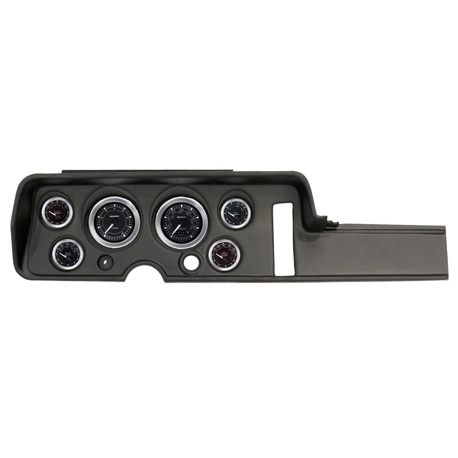 6 GAUGE DIRECT-FIT DASH KIT, PONTIAC GTO/LEMANS 68, CHRONO