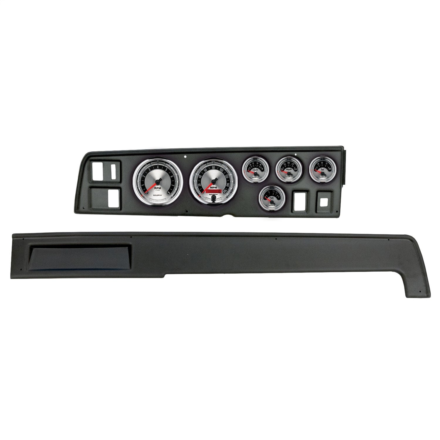 6 GAUGE DIRECT-FIT DASH KIT, DODGE CHARGER 68-70, AMERICAN MUSCLE